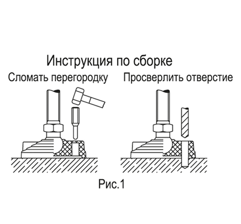 Регулируемые опоры для крепления к полу LV.F-AS-SST-VD