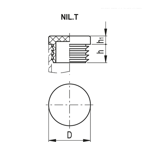 Заглушки для ребристых труб NIL.T
